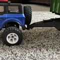 SCX24 Bronco Tow Hitch & Receiver – Móc kéo & receiver dán cho cản sau - Thumbnail 5