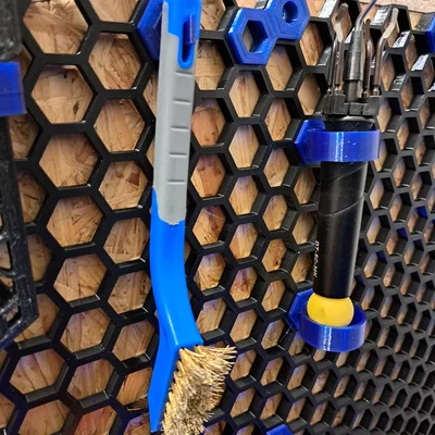 Móc Treo Bàn Chải (Brush Hook) Cho Bảng Honeycomb Storage Wall