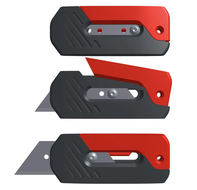 Dao Utility Lưỡi Trượt Trọng Lực – lấy cảm hứng TIKTOK GRAVITY KNIFE FIDGET TOY - Image 1