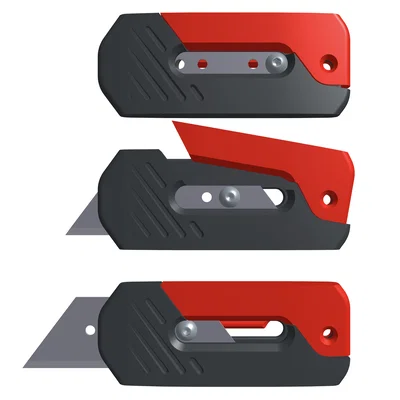 Dao Utility Lưỡi Trượt Trọng Lực – lấy cảm hứng TIKTOK GRAVITY KNIFE FIDGET TOY