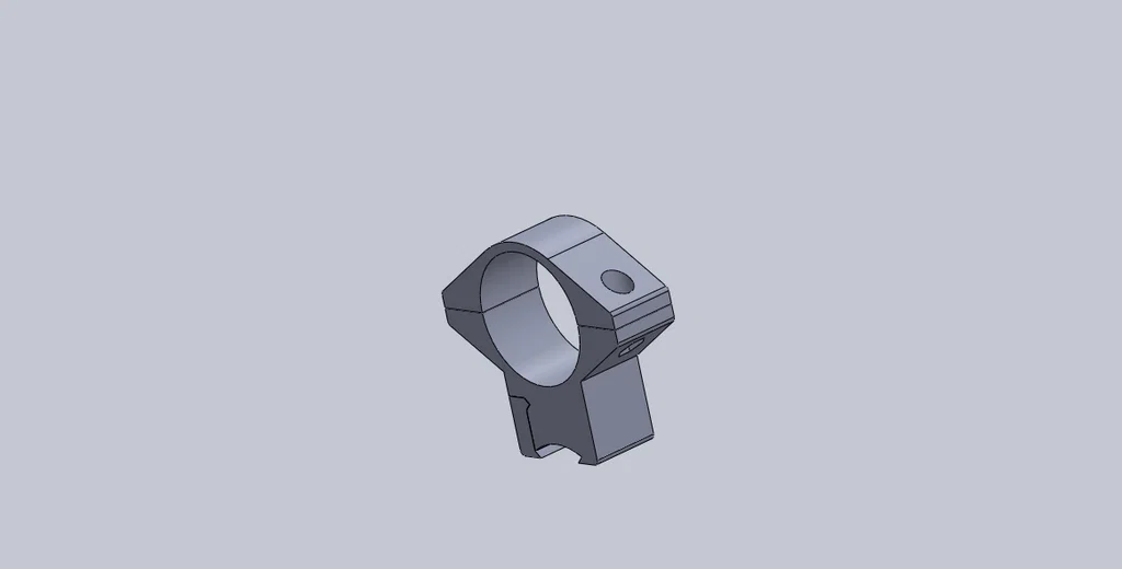 Scope Ring Mount (Vòng kẹp scope 1" cho ngàm Weaver/10mm) - Image 2