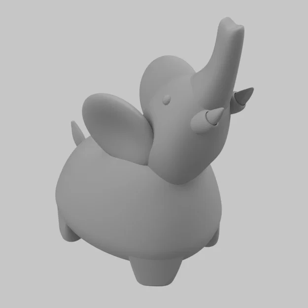 Chú Voi Dễ Thương (Cute Elephant) - Image 3