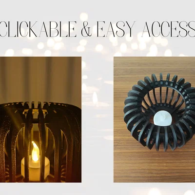 Modern Candlelight Collection: Rotunda (Small) – Chân nến Rotunda cỡ nhỏ