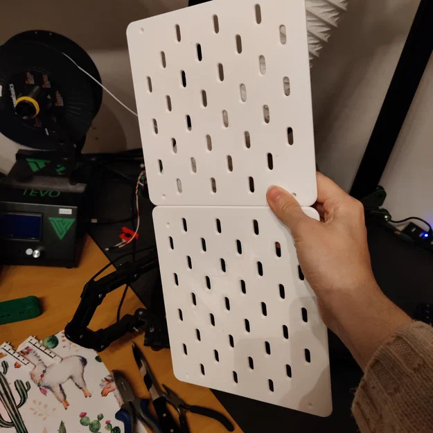 Phần gắn thêm cạnh hông cho bảng IKEA Skadis - Image 1