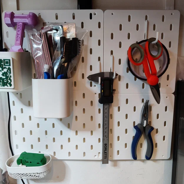 Phần gắn thêm cạnh hông cho bảng IKEA Skadis - Image 4