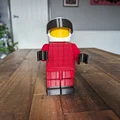 Figure tay đua đua xe lắp ráp snap-fit có thể cử động - Thumbnail 2