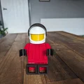 Figure tay đua đua xe lắp ráp snap-fit có thể cử động - Thumbnail 6