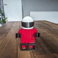 Figure tay đua đua xe lắp ráp snap-fit có thể cử động - Thumbnail 7