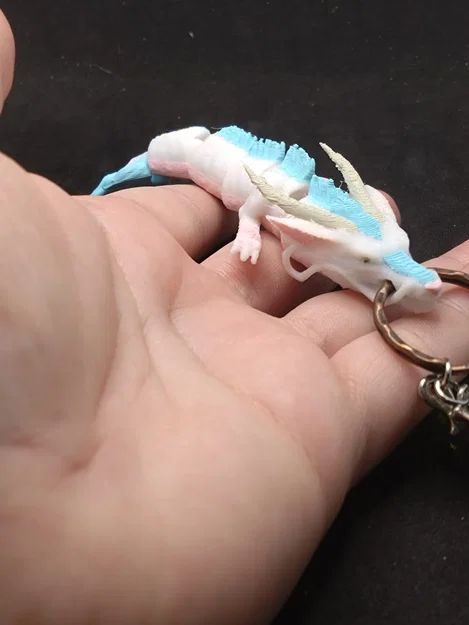Móc khóa Little Kohaku khớp nối (Articulated Little Kohaku keyring) - Image 2