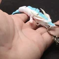 Móc khóa Little Kohaku khớp nối (Articulated Little Kohaku keyring) - Thumbnail 2