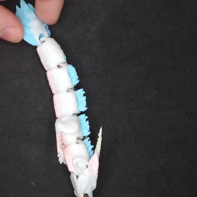 Móc khóa Little Kohaku khớp nối (Articulated Little Kohaku keyring)
