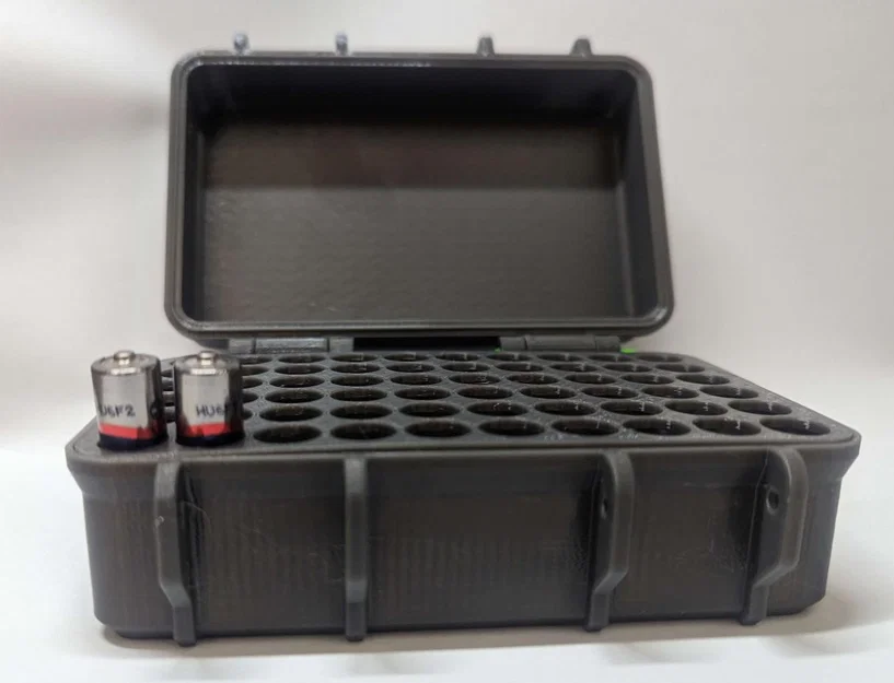 Hộp Rugged Box - Khay/Ngăn chứa pin AAA (50 viên) - Image 1