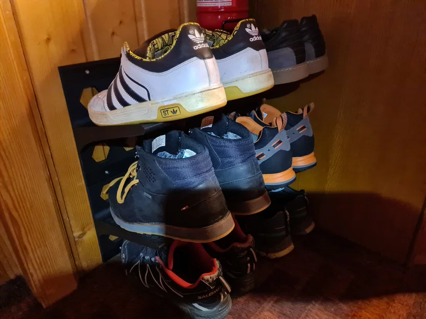 Kệ xếp giày treo tường (Wall Mounted Shoe Stacker) - Image 3