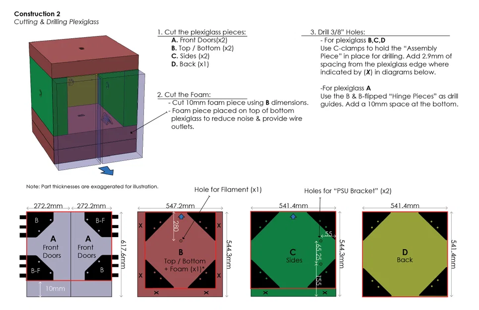 PRISM: Enclosure cho máy in 3D (3D Printer Enclosure) - Image 16