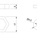Adapter Hex 12mm sang 17mm - Thumbnail 2
