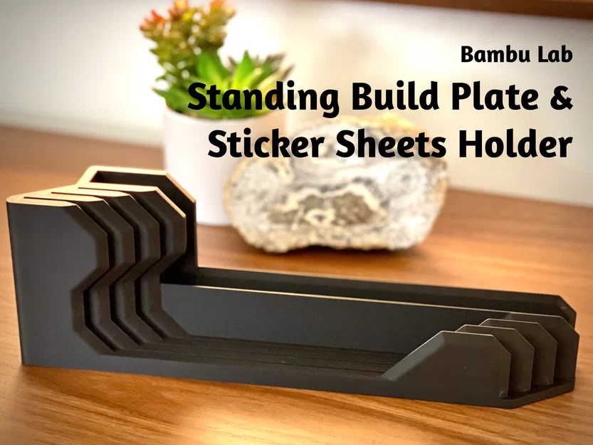 Kệ dựng Standing Build Plate & Sticker Sheets Holder - Image 1
