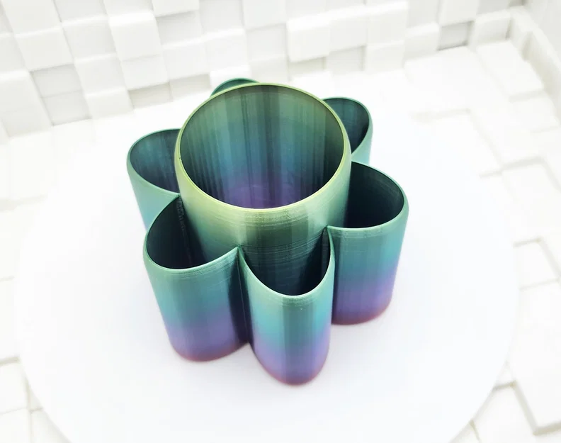 Khay đựng bút và dụng cụ 6 cánh (6 Petal Tool/Pen Cup) siêu vững chãi - Image 2