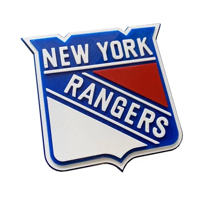 Logo 3D New York Rangers