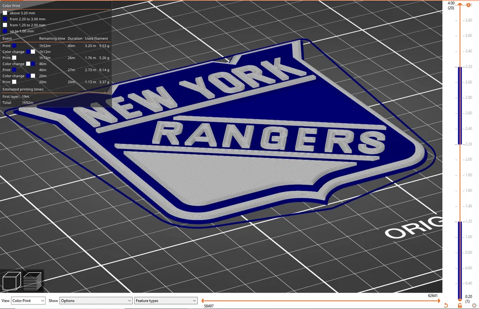 Logo 3D New York Rangers - Image 2