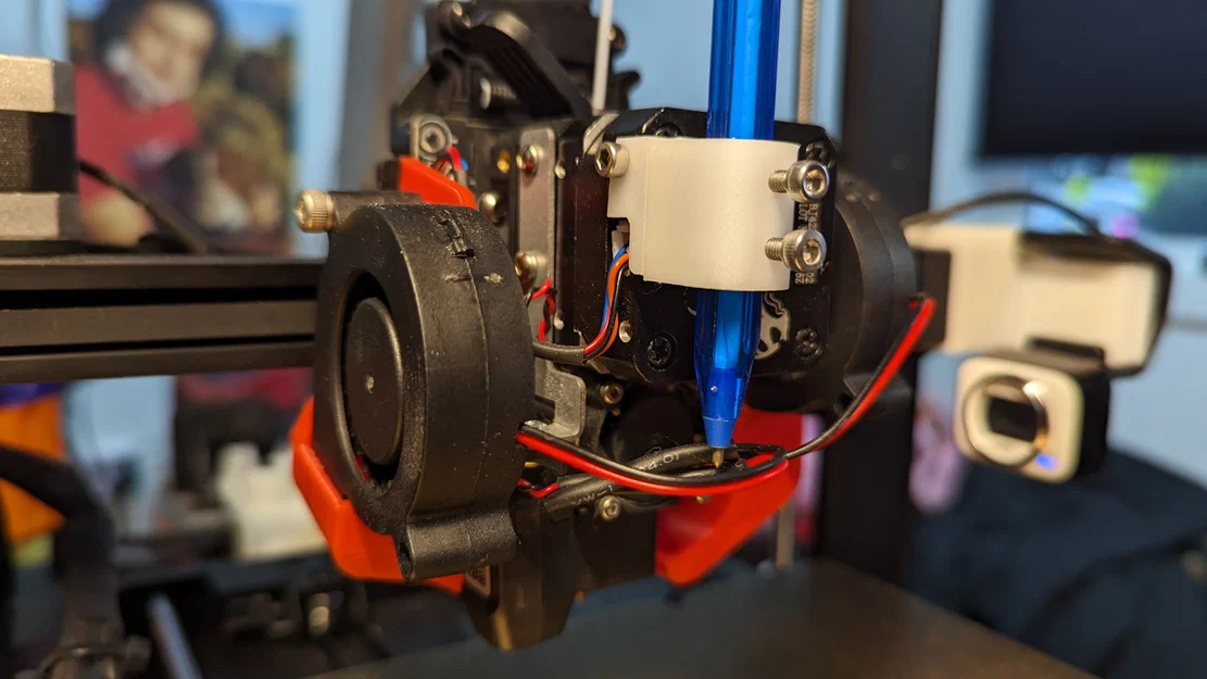 Ngàm Gắn Bút Pen Plotter Cho Máy In Ender-3 V3 SE - Image 2