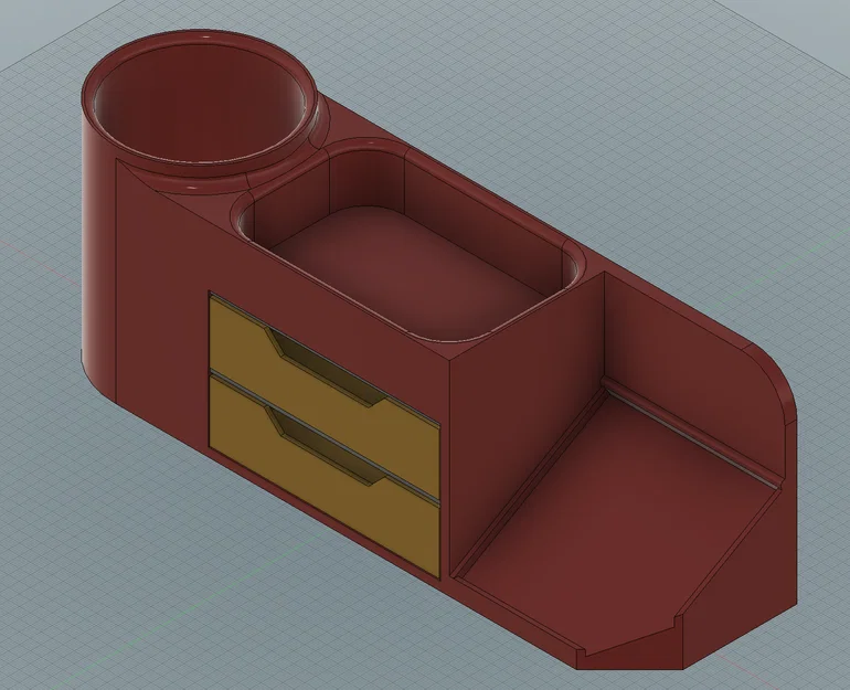 Ống đựng bút có ngăn kéo (Pencil Holder w/Drawers) - Image 4