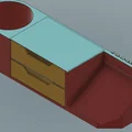 Ống đựng bút có ngăn kéo (Pencil Holder w/Drawers) - Thumbnail 5