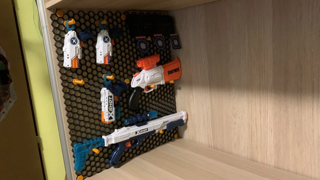Giá treo súng đồ chơi Nerf cho hệ thống Honeycomb Storage Wall - Image 1