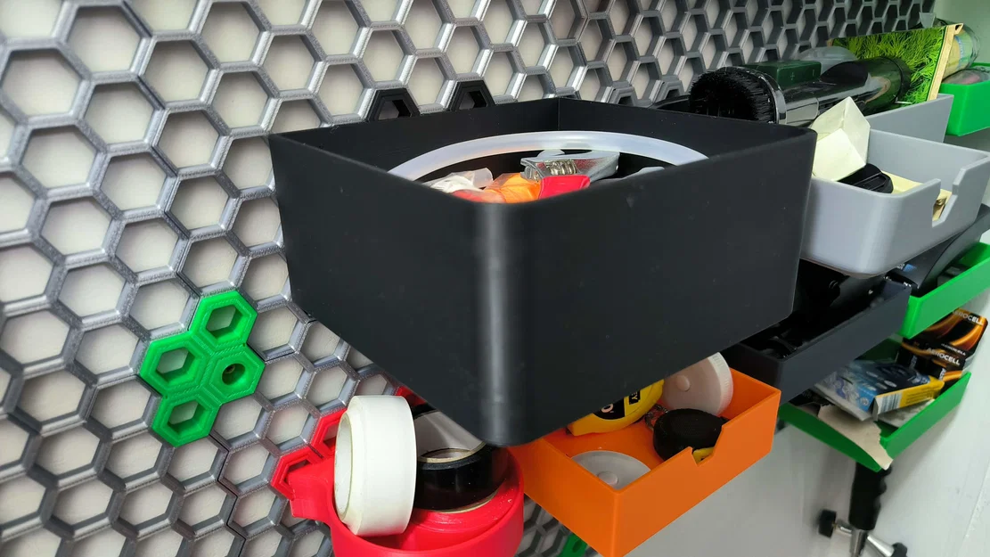 Khay Đựng Đồ Đa Năng Cho Bảng Treo Honeycomb - In 3D Siêu Chắc - Image 2