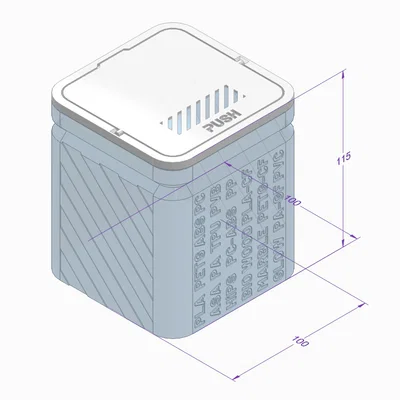 Thùng Rác Nhựa (Plastic Waste Bin)
