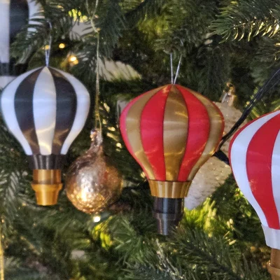 Khinh khí cầu treo cây Noel (1 extruder/đa màu, không keo, form-fitting)
