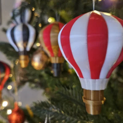Khinh khí cầu treo cây Noel (1 extruder/đa màu, không keo, form-fitting)