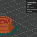 Miếng chèn nam châm tròn cho Honeycomb storage wall - Thumbnail 2
