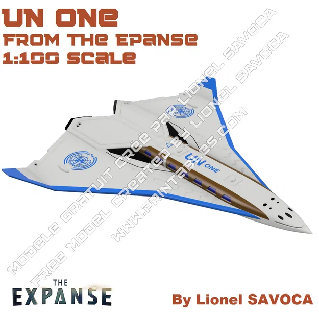 UN One từ TV show THE EXPANSE - Tỉ lệ 1:100 - Image 1