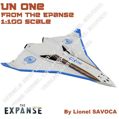 UN One từ TV show THE EXPANSE - Tỉ lệ 1:100