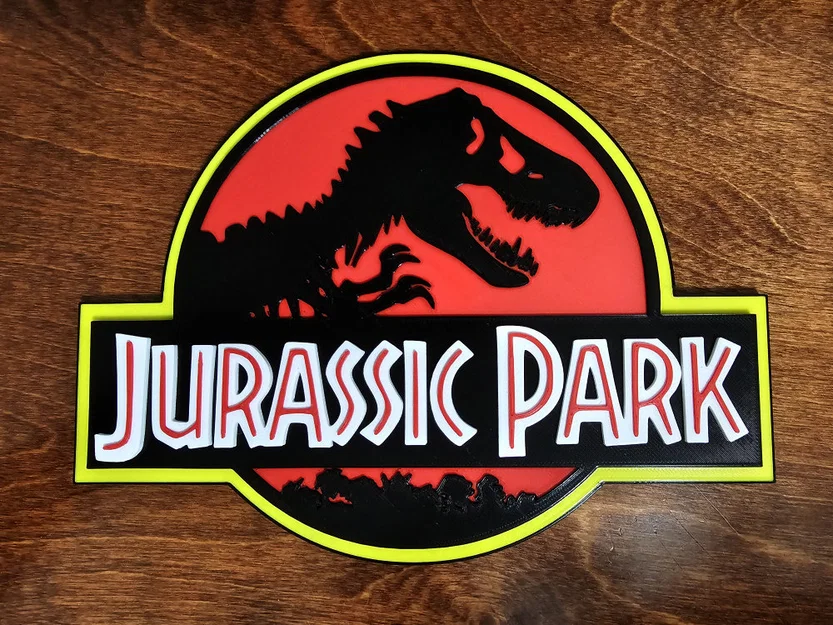 Logo Jurassic Park (multi-material) - Image 1