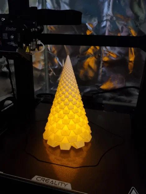 Mô hình cây thông Noel 3D phát sáng trang trí cực đẹp - Image 1