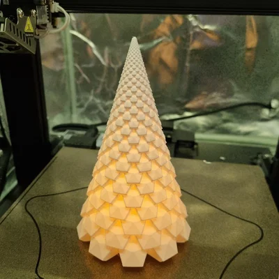 Mô hình cây thông Noel 3D phát sáng trang trí cực đẹp