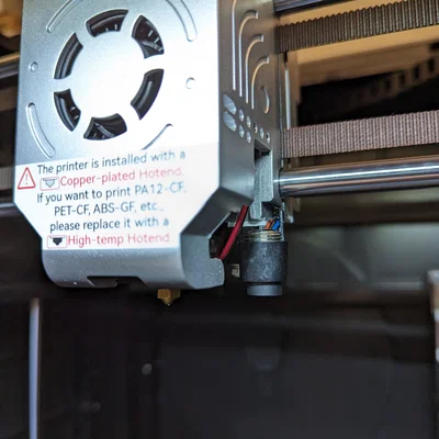 Adapter nozzle Volcano cho Qidi X-Max 3