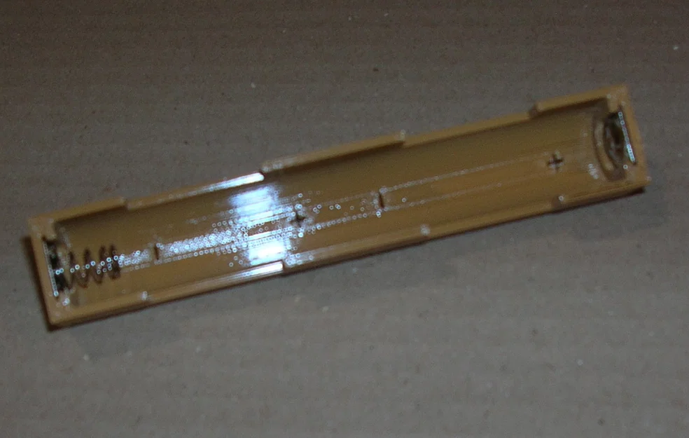 Hộp pin cho 2 pin AA 1.5V đấu nối tiếp, xếp 1 cột - Image 1