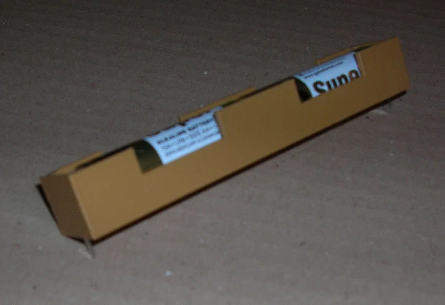 Hộp pin cho 2 pin AA 1.5V đấu nối tiếp, xếp 1 cột - Image 4