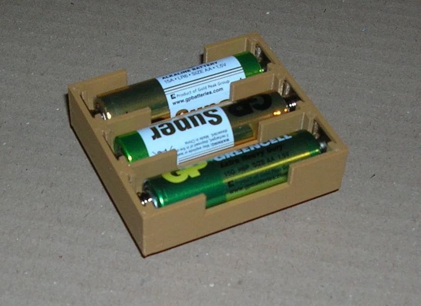 Hộp pin cho 3 viên AA 1.5V mắc nối tiếp - Image 3