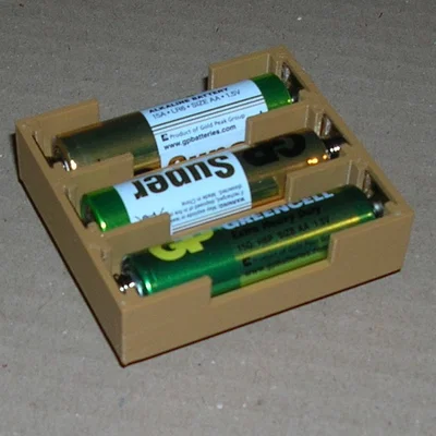 Hộp pin cho 3 viên AA 1.5V mắc nối tiếp