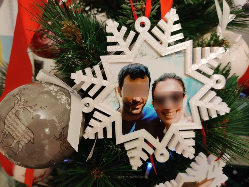 Khung Ảnh Cây Thông Noel Thanh Lịch (Elegant Christmas Tree Photo Frame) - Image 1