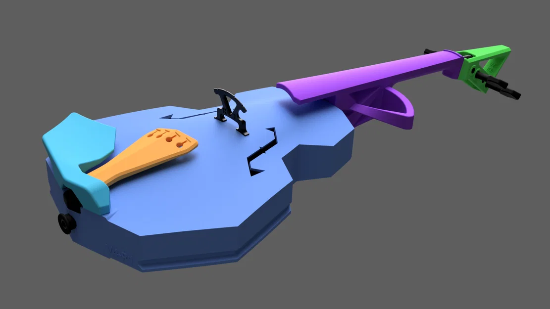 Modular Fiddle 4-String Violin V4 (Violin 4 dây Modular V4) - Image 11