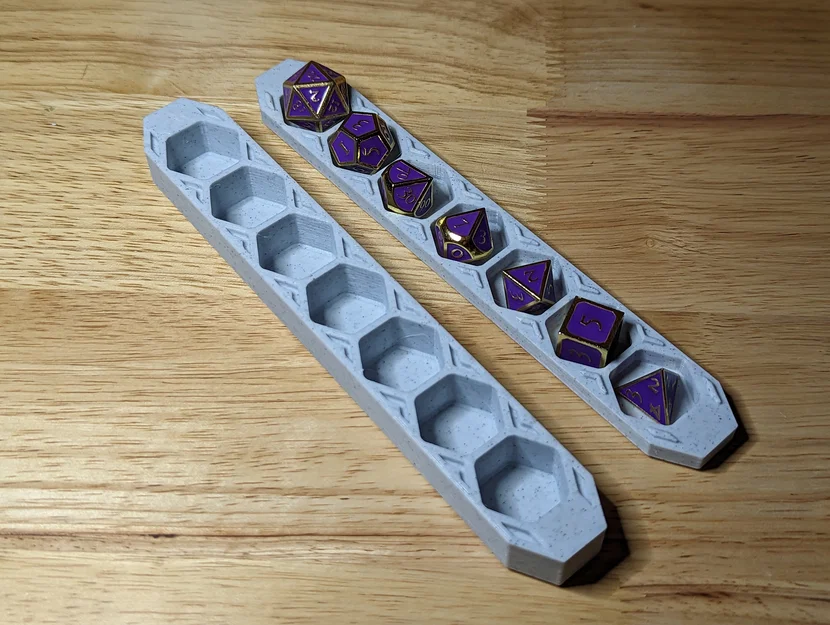 Hộp đựng bộ 7 xúc xắc đa diện (không cần MMU) - Polyhedral Set of 7 Dice Box - Image 3