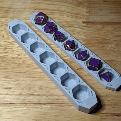 Hộp đựng bộ 7 xúc xắc đa diện (không cần MMU) - Polyhedral Set of 7 Dice Box