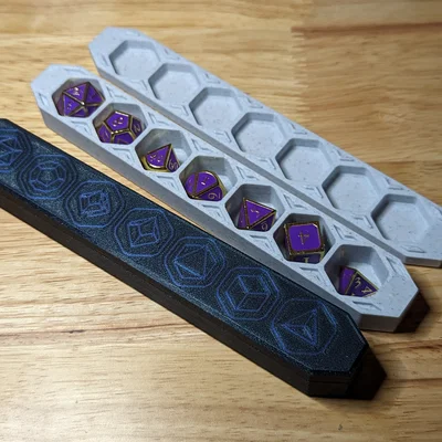 Hộp đựng bộ 7 xúc xắc đa diện (không cần MMU) - Polyhedral Set of 7 Dice Box