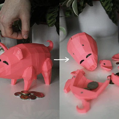 Heo đất có thể đập vỡ (Breakable Piggybank)