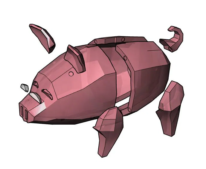 Heo đất có thể đập vỡ (Breakable Piggybank) - Image 5