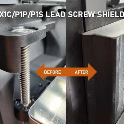 Tấm Chắn Lead Screw cho X1/X1C (X1/X1C Lead Screw Shield)